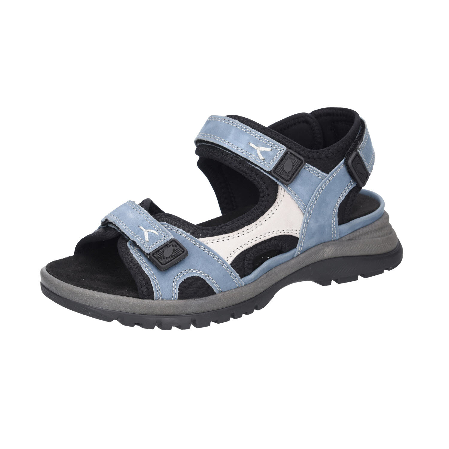Waldläufer H-Sora Trecking Sandale Weite H Wechself blau Weite H