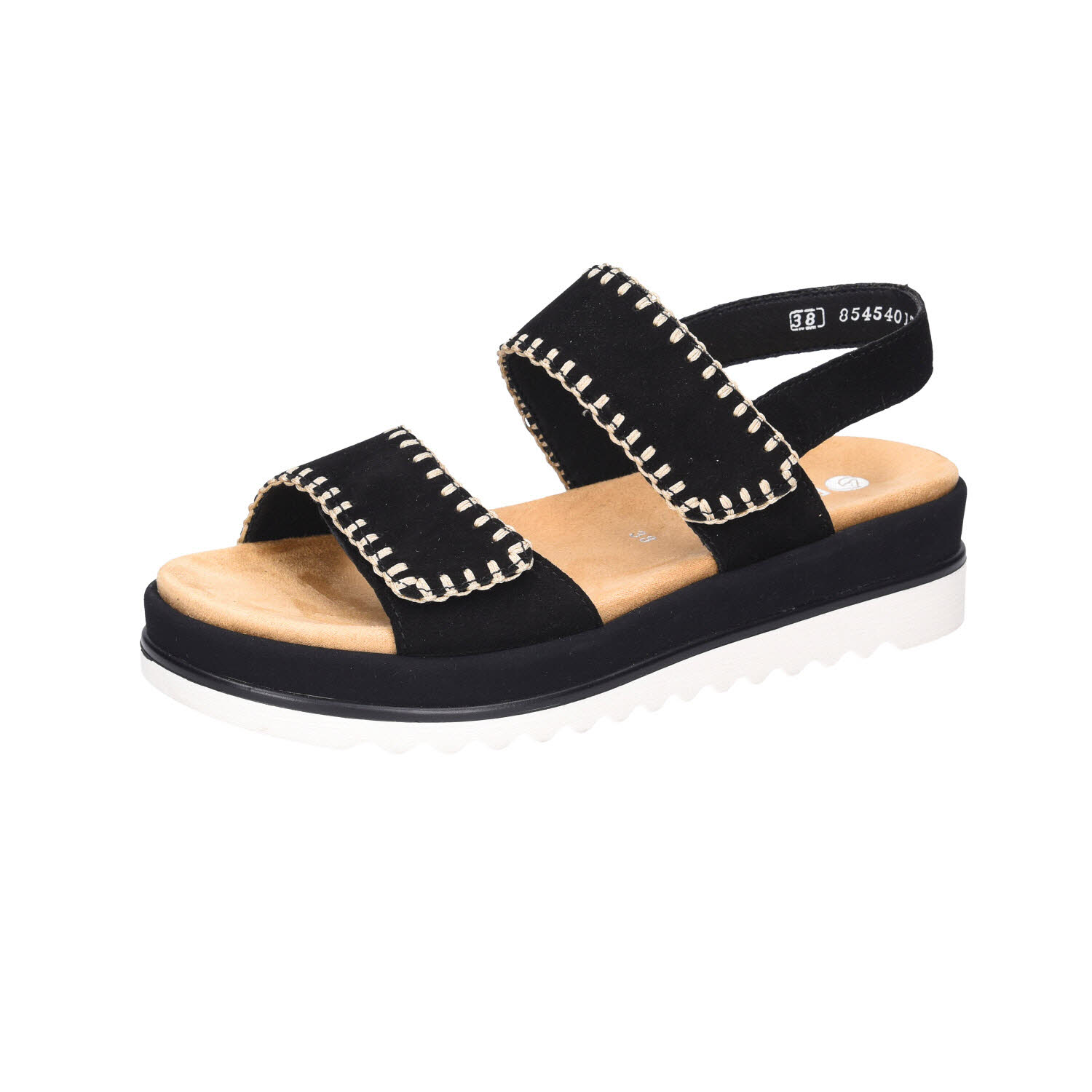 Remonte Sandale Goatsuede Black schwarz Weite F 1/2