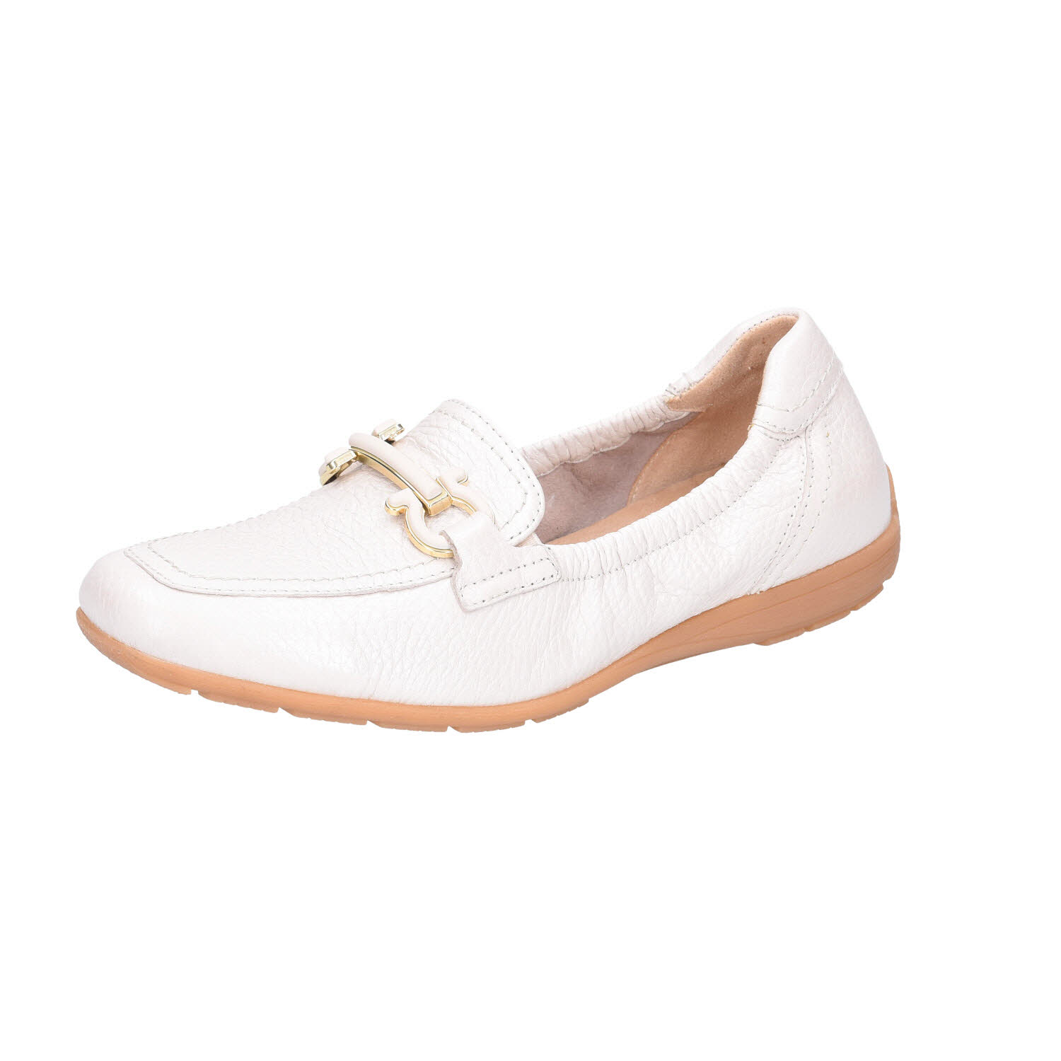 Caprice Ballerina Weite G Hirsch Leder beige Weite G