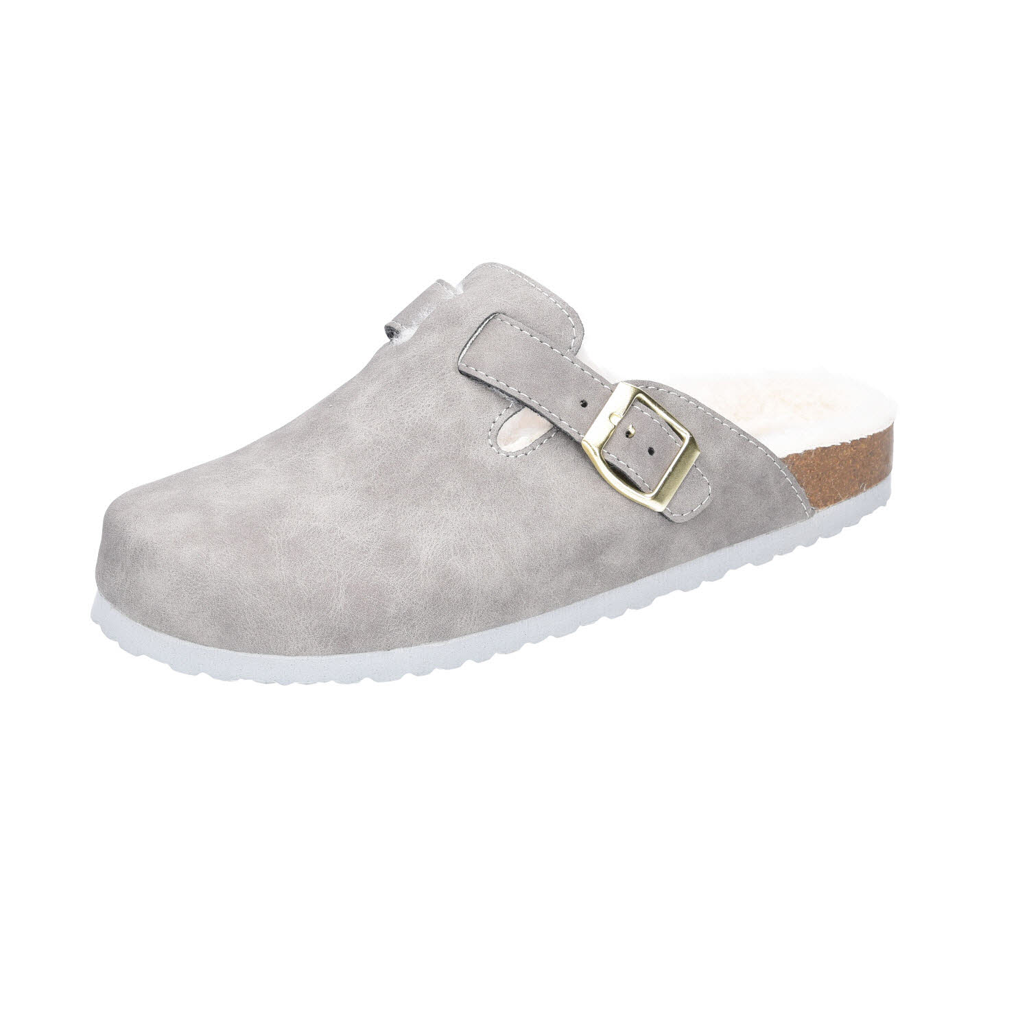 Idana Clogs Warm Damen Lt.grey grau