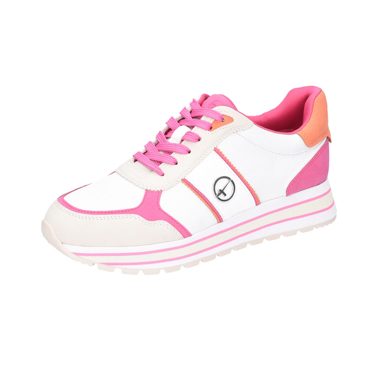 Tamaris Plateau Sneaker Fuxia Comb mehrfarbig