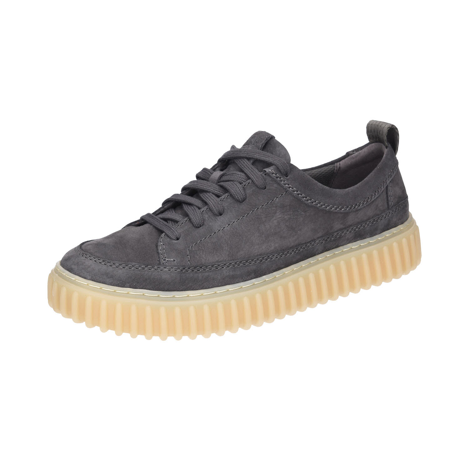 Clarks Torhill Lace Dark Grey Nubuk grau