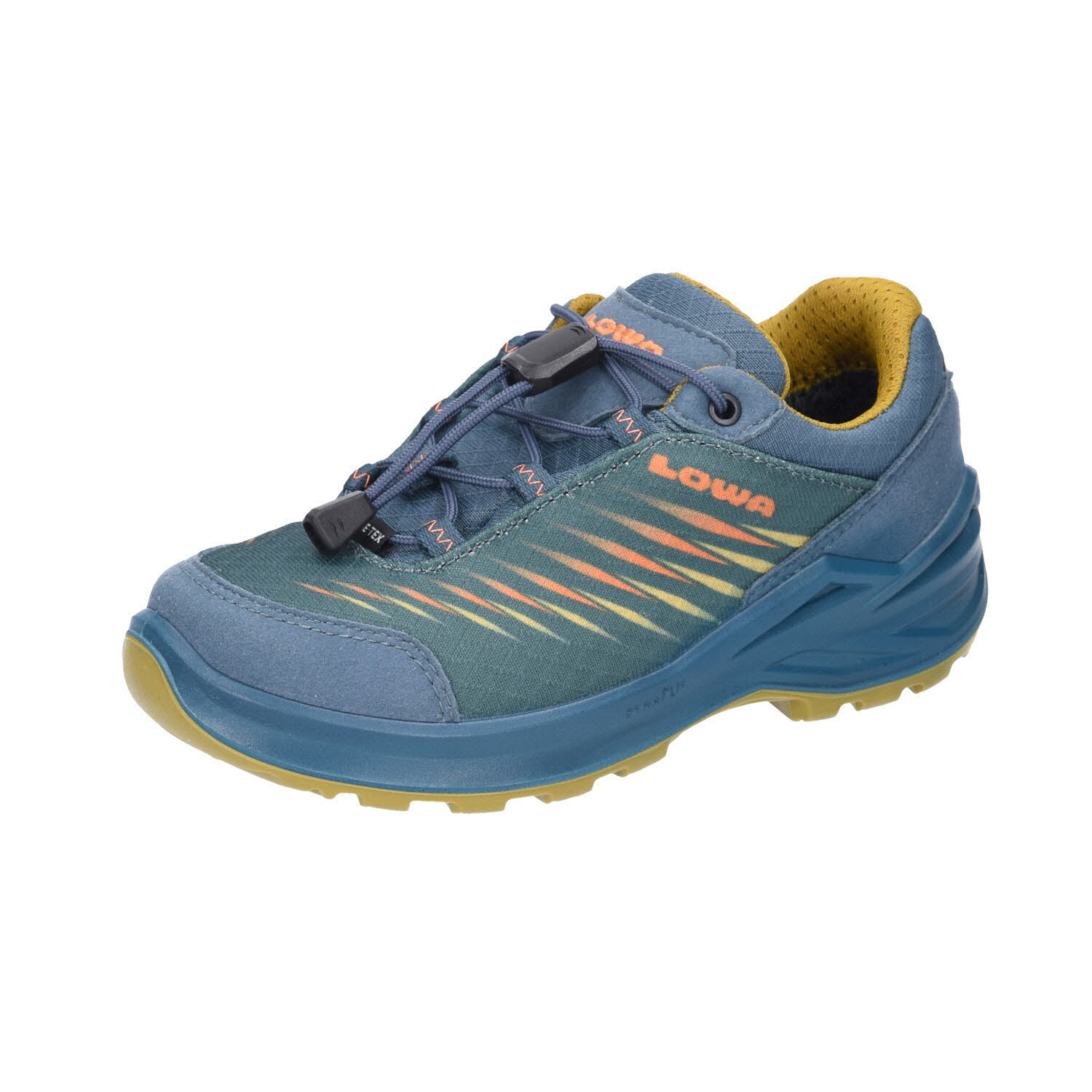 Lowa Zirrox II GTX LO JR Petrol Senf blau Bild 1
