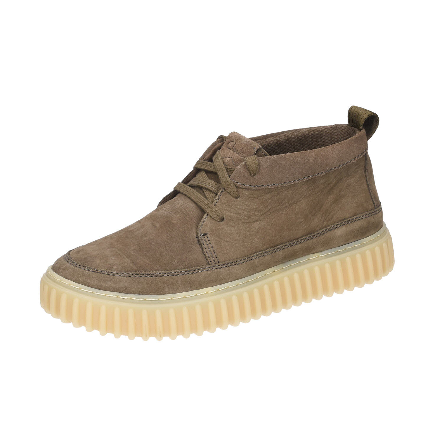 Clarks Torhill LaceHi Khaki grün