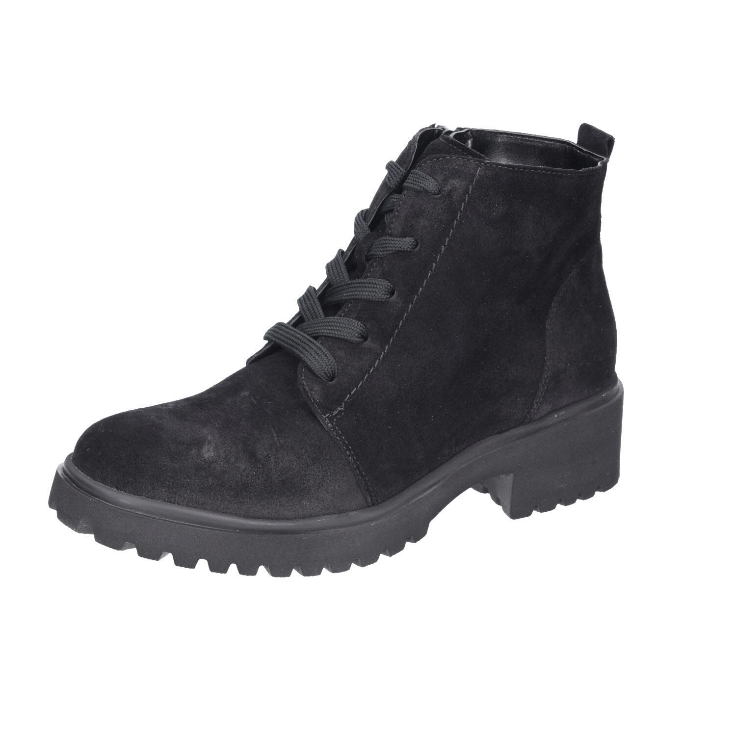 Waldläufer H-Luise Velourleder Warm schwarz Weite H