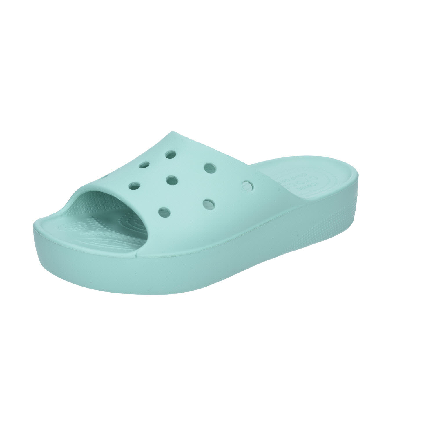 Crocs Classic Platform Slide Jade Stone grün