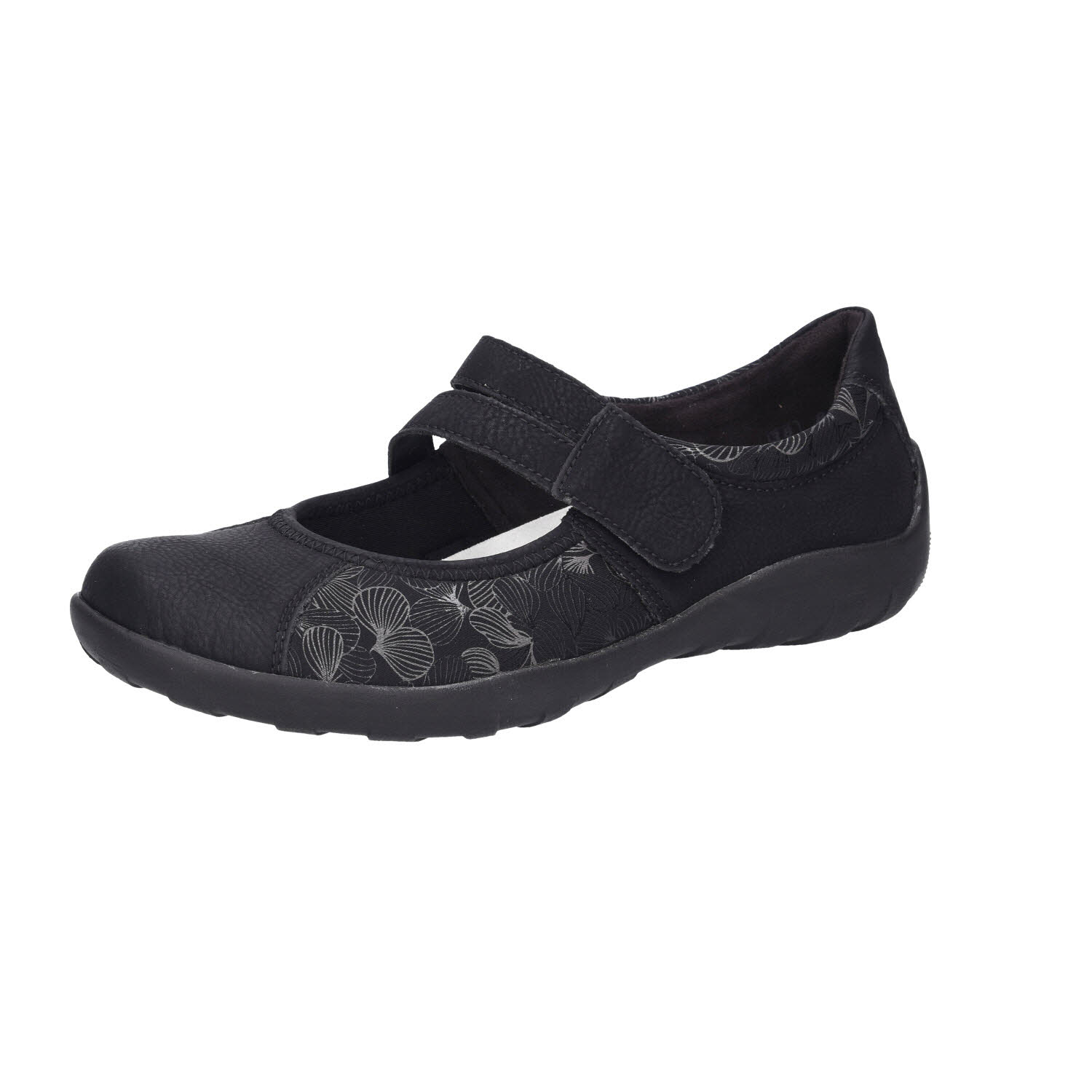 Remonte Strech Ballerina schwarz Weite G