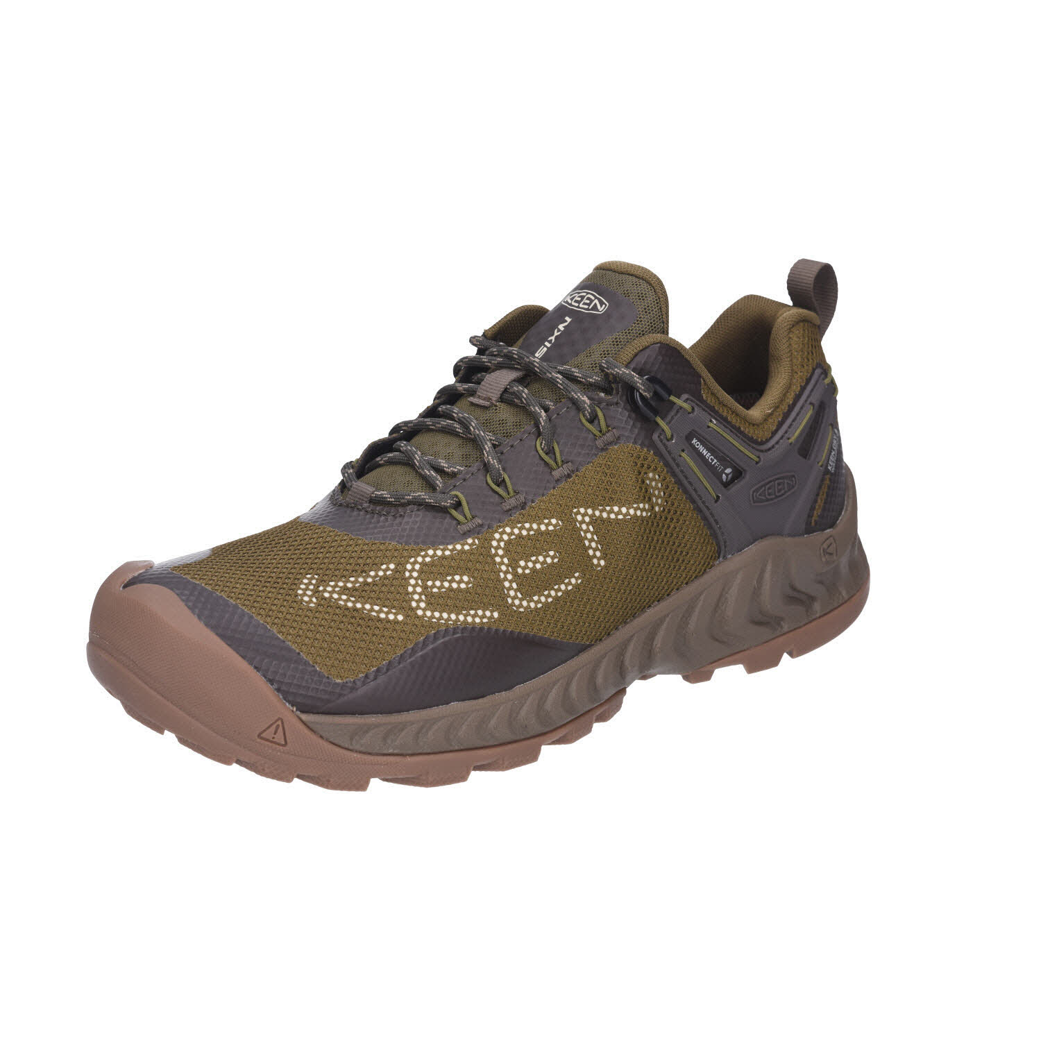 KEEN Nxis Evo WP Dark Olive/Black Olive grün