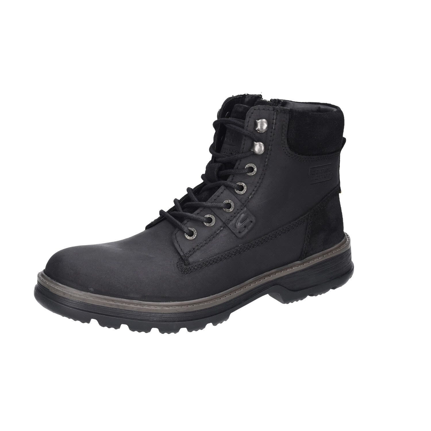 camel active Boots Fettleder Black schwarz Weite G
