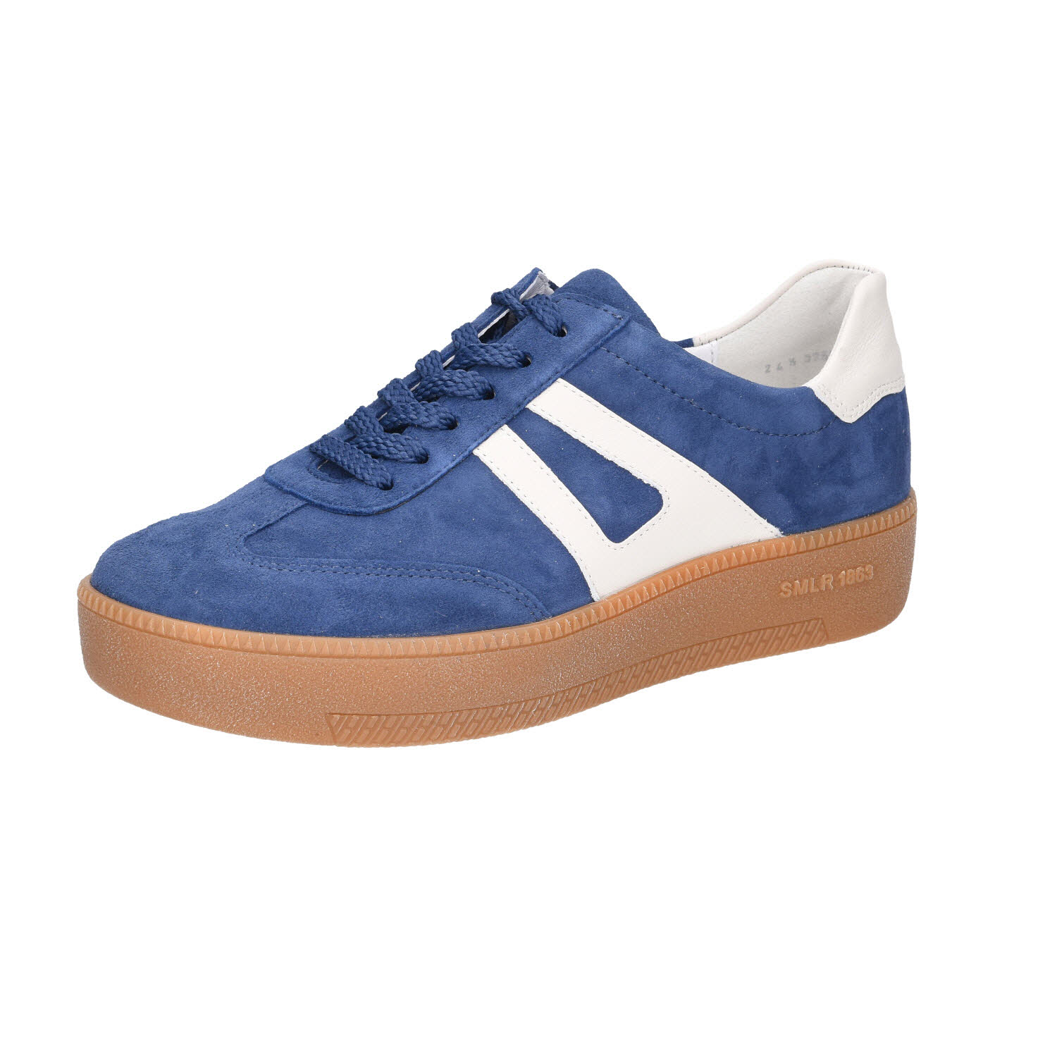 Semler Kristin Weite H Nappa Denim/Creme blau Weite H