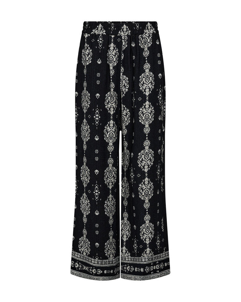 FREE/QUENT Tilly Pants Black/Star Offwhite
