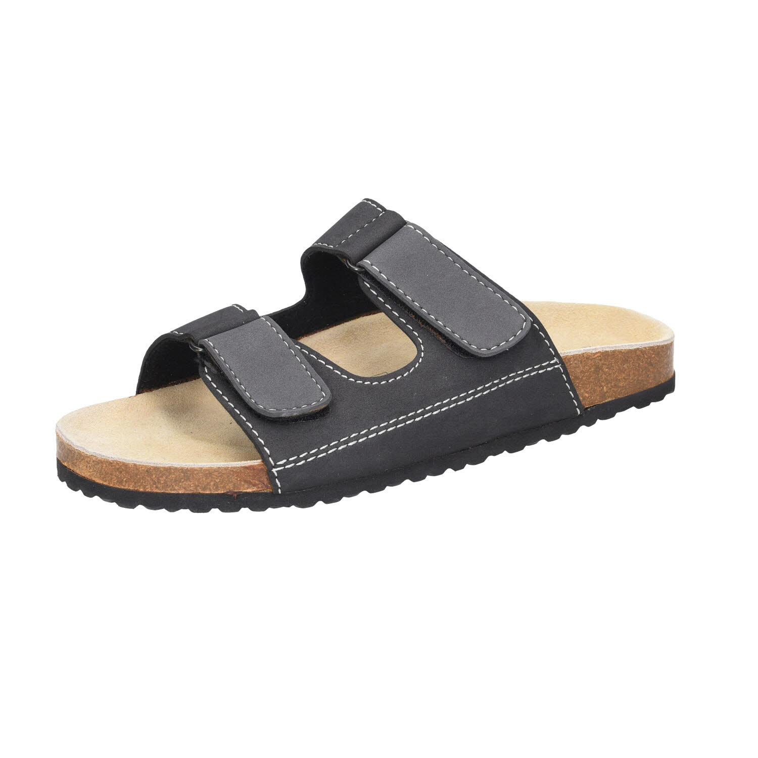 Idana Pantolette Schwarz Grau schwarz