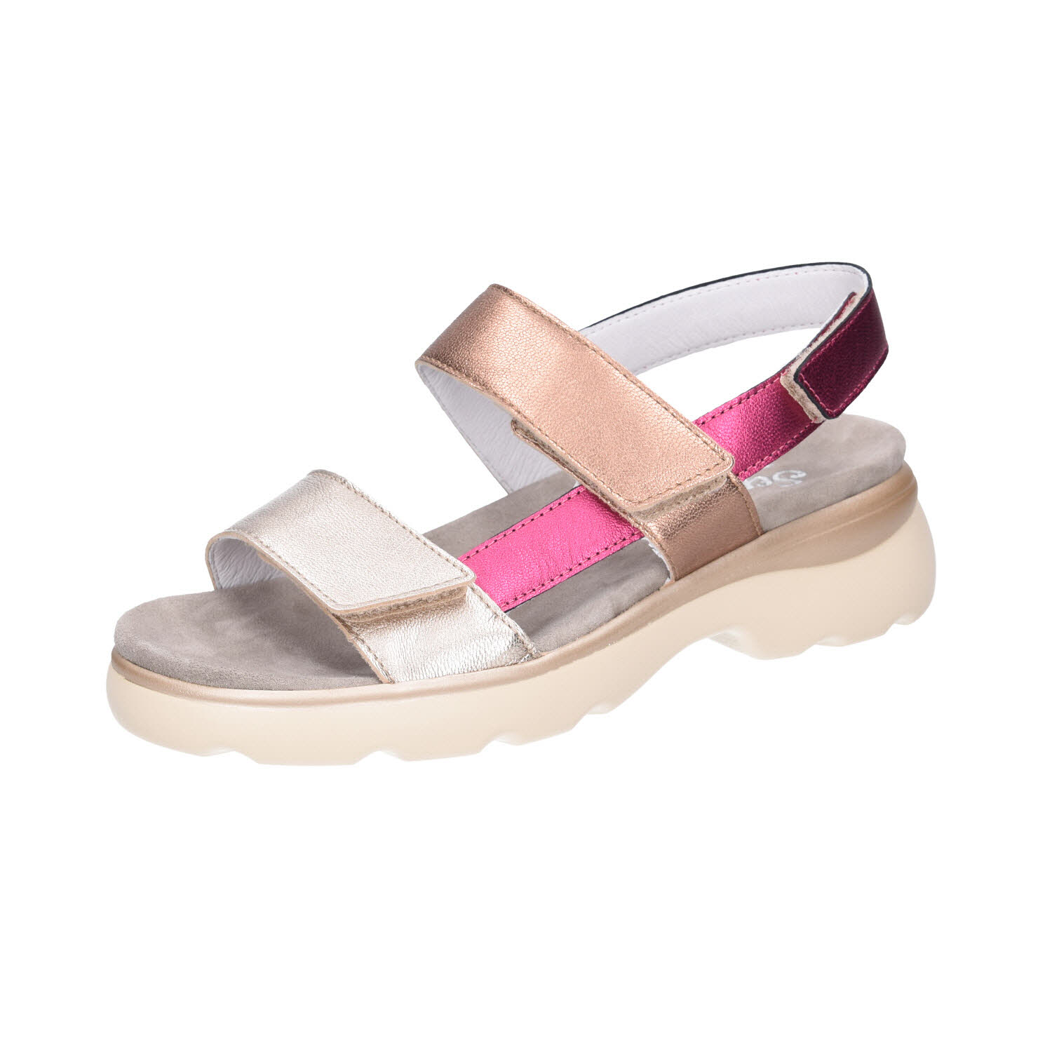 Semler Geli Sandale Düne/Kupfer/Pink mehrfarbig Weite H