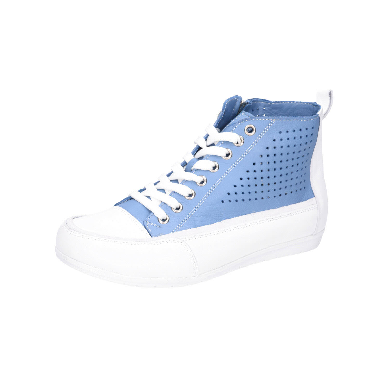 Andrea Conti Sommer Bootie Leder blau