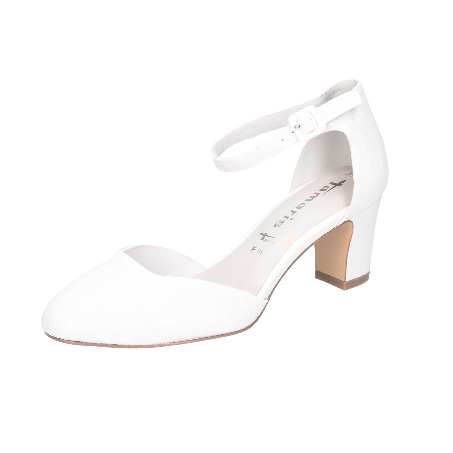 Tamaris Wedding Pumps White Glam weiß Weite F 1/2
