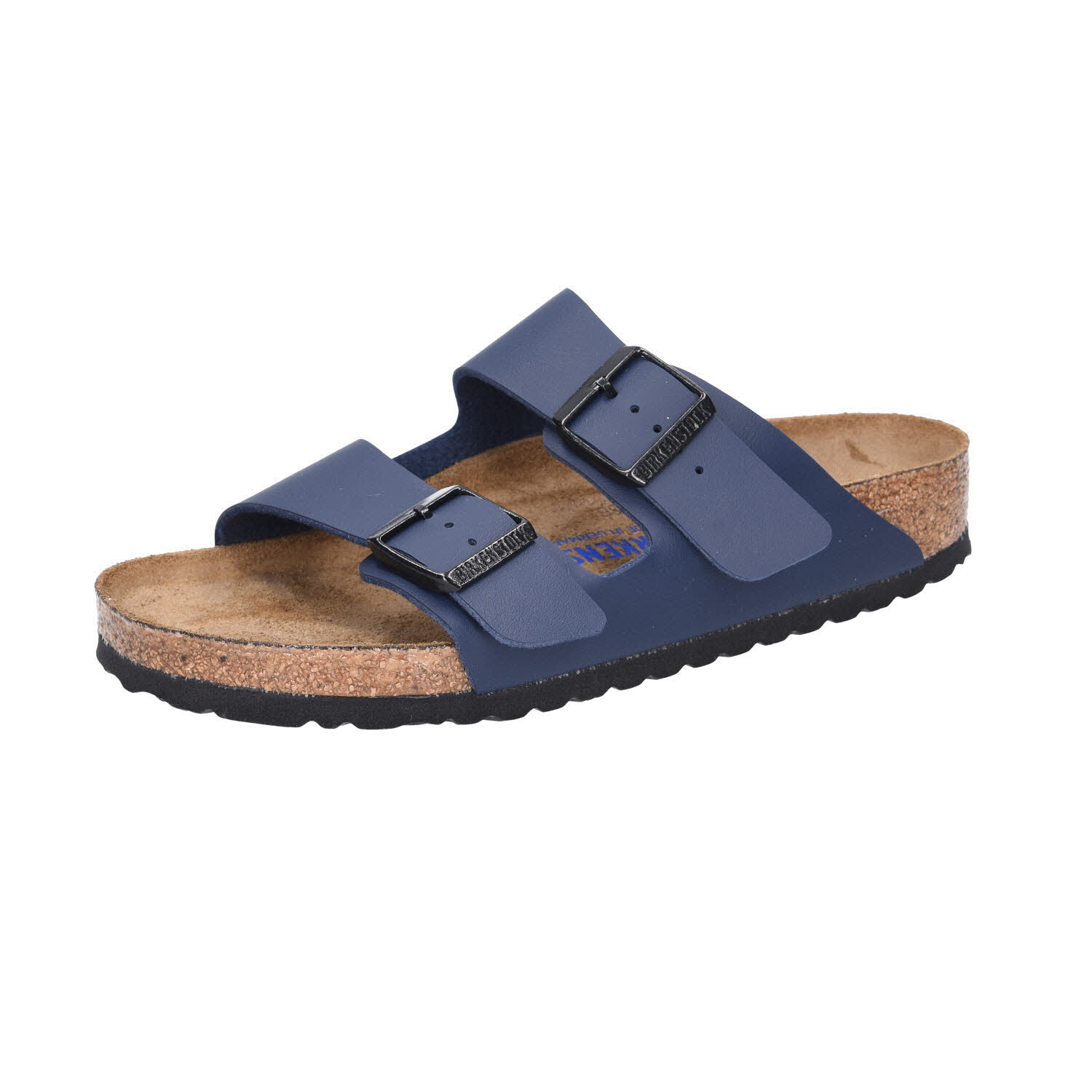 Birkenstock Arizona Soft Footbed Birko Flor blau Bikenst normal