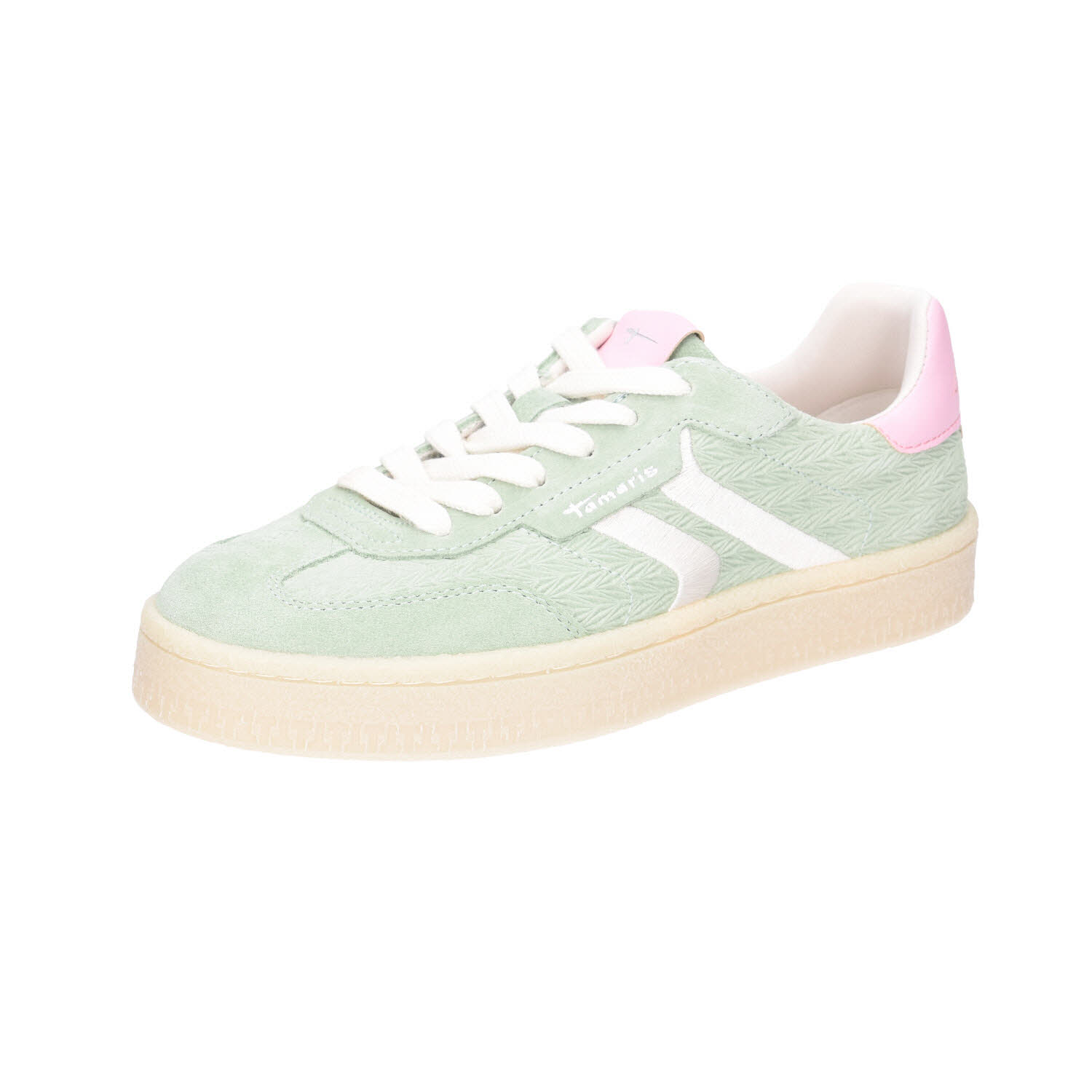 Tamaris Retro Sneaker Mint Suede grün