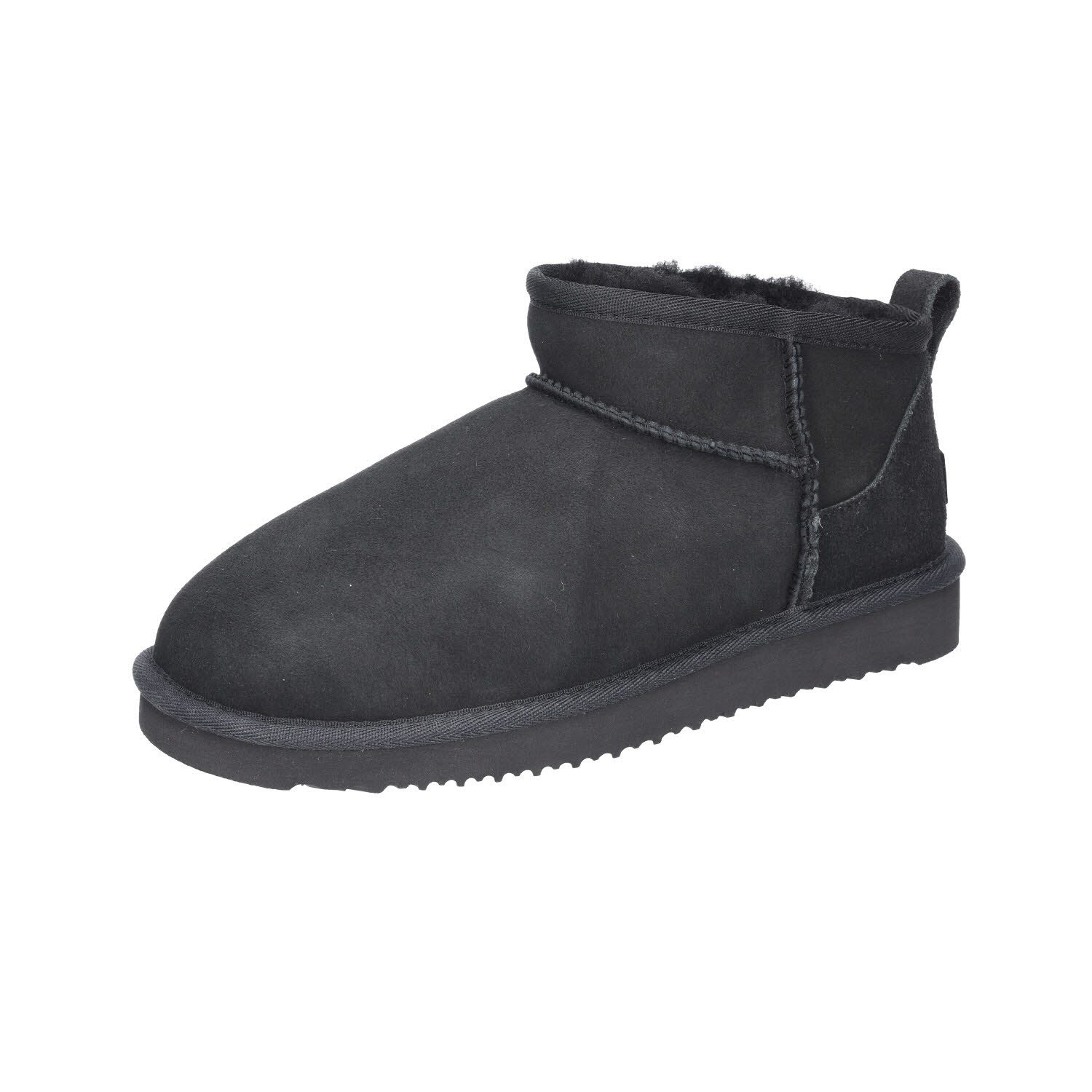 MARY & Co. Lammfell Booties Ultra Mini Black schwarz