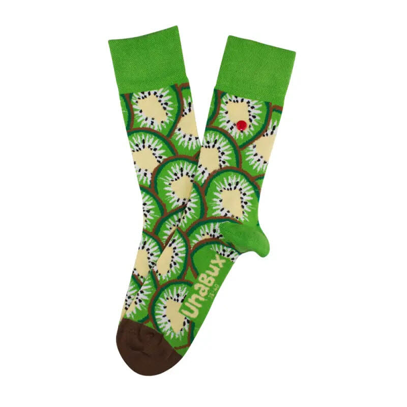 UnaBux Socken Kiwi grün