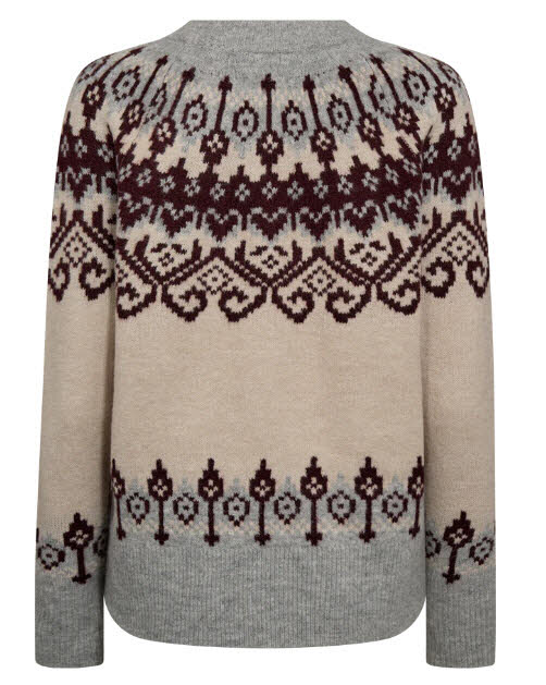 FREE/QUENT Merla Pullover Moonbeam beige Bild 2