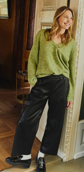 FREE/QUENT GRSEVALIN Pullover Fern Melange grau Bild 4