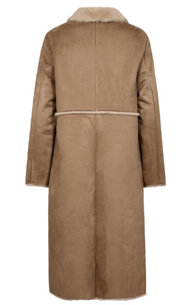 FREE/QUENT Lamse Jacket Faux Fur Thrush beige Bild 2