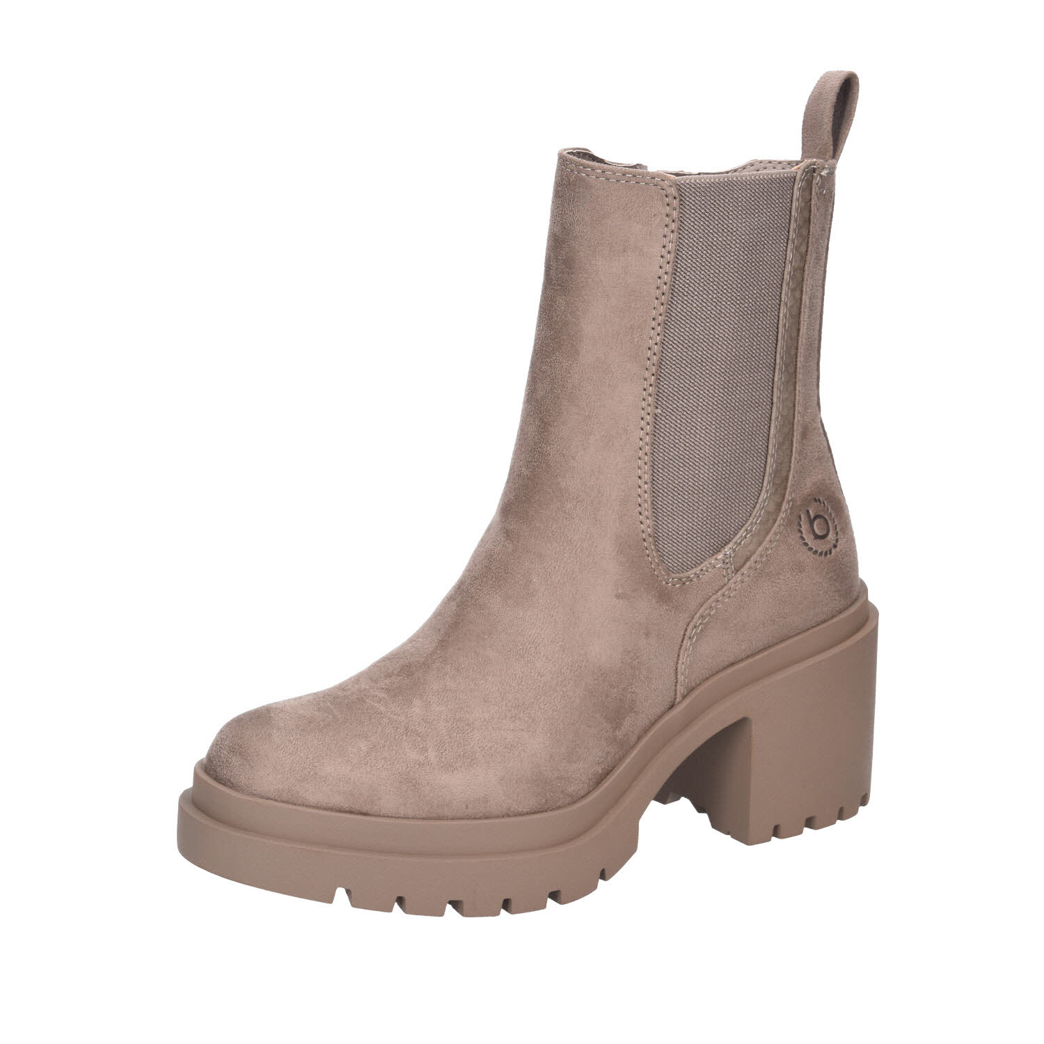 Bugatti Stiefelette Taupe/Reptile Print braun