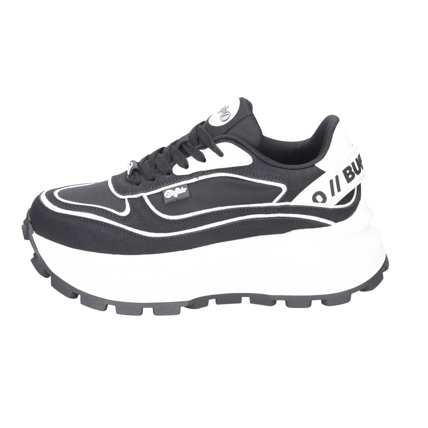Buffalo Manhatten One Sneaker Vegan Nappa Black schwarz Bild 2