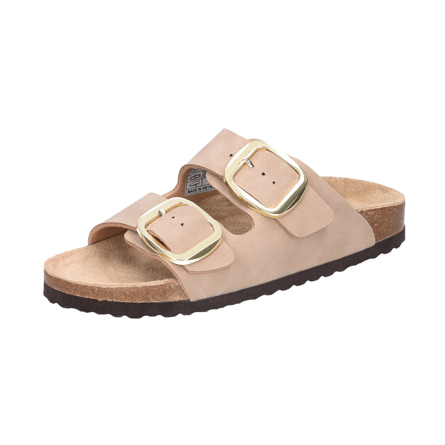 Idana Pantolette Taupe/Gold beige