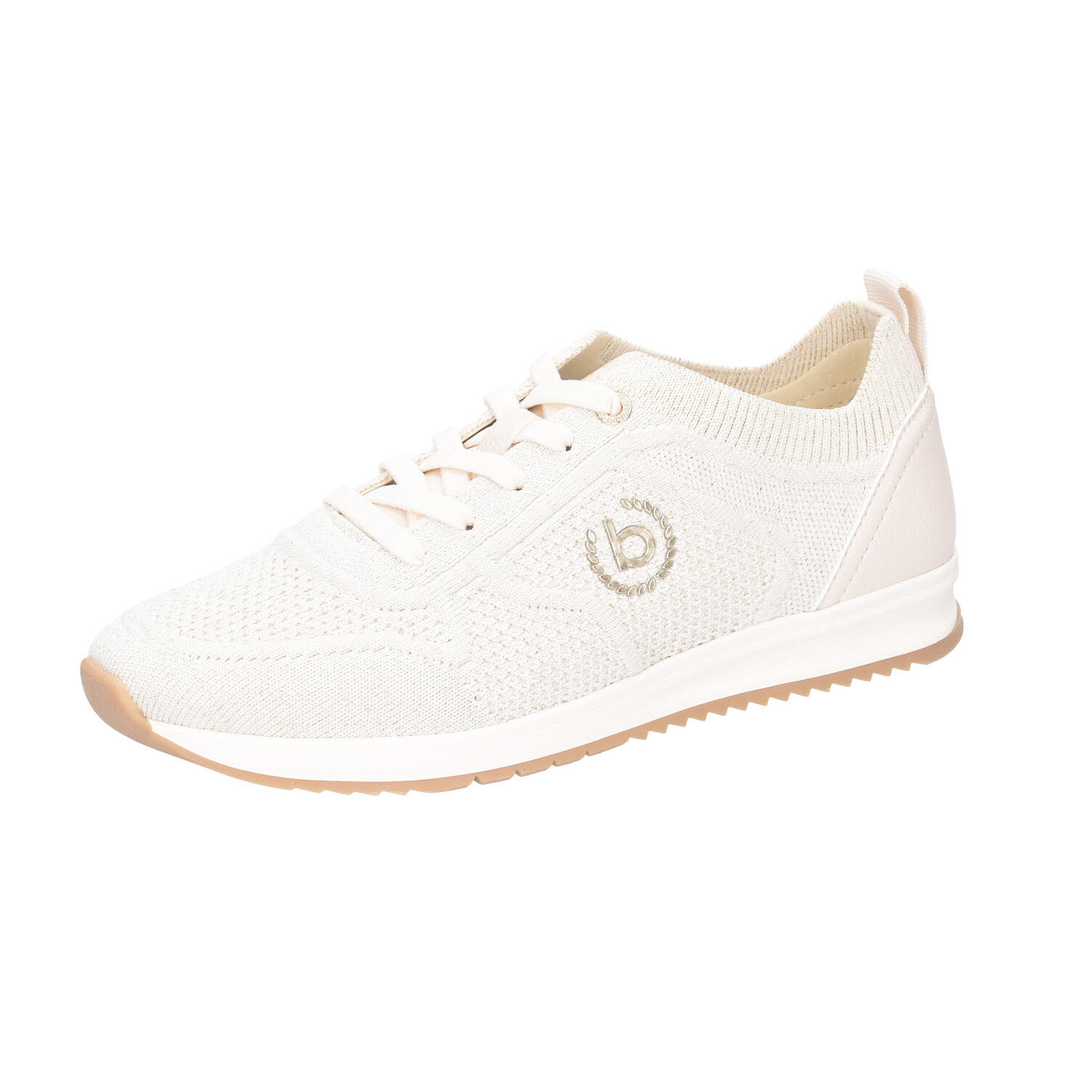 Bugatti Sneaker Knit beige Weite G