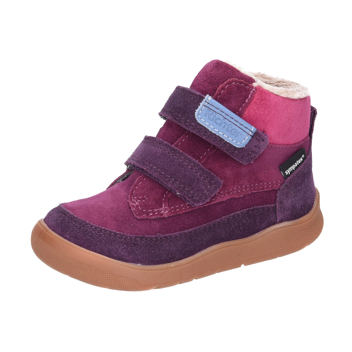 Richter Kinderschuhe Samy Lauflerner Velourleder mehrfarbig WMS-Mittel
