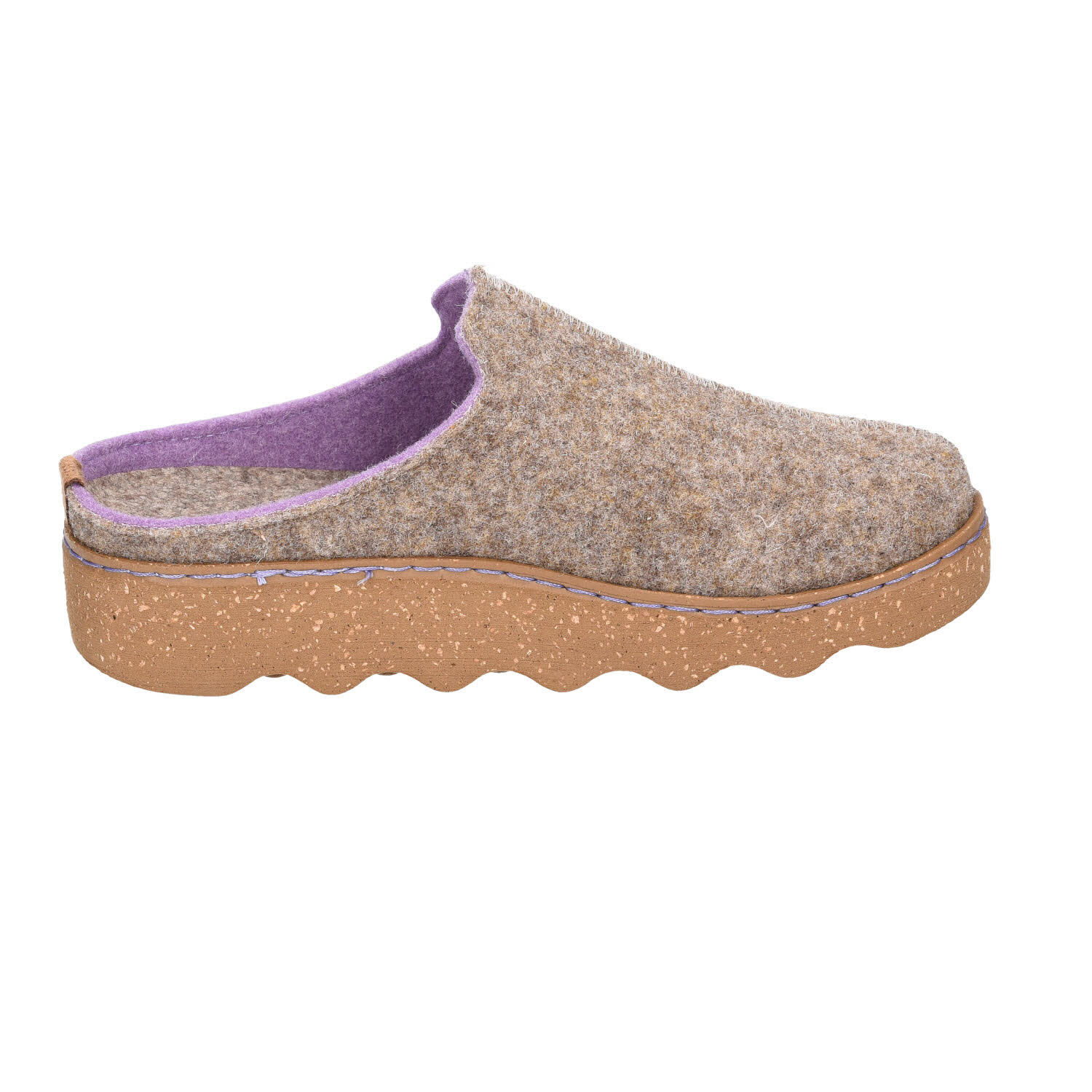 Rohde Damen-Toffel Leinen beige Weite G Bild 4