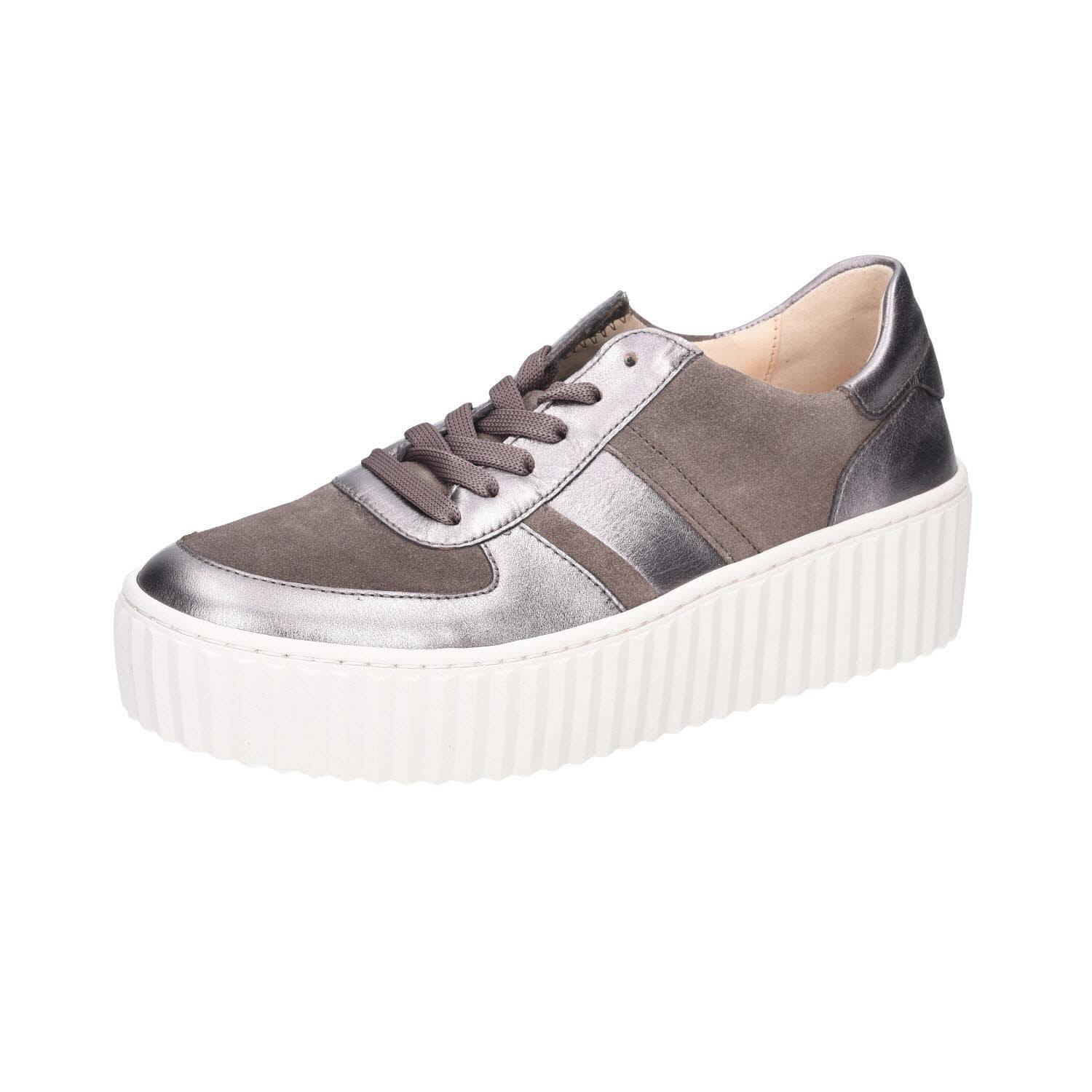 Gabor Sneaker Weite F Iron Mohair Silber Weite F