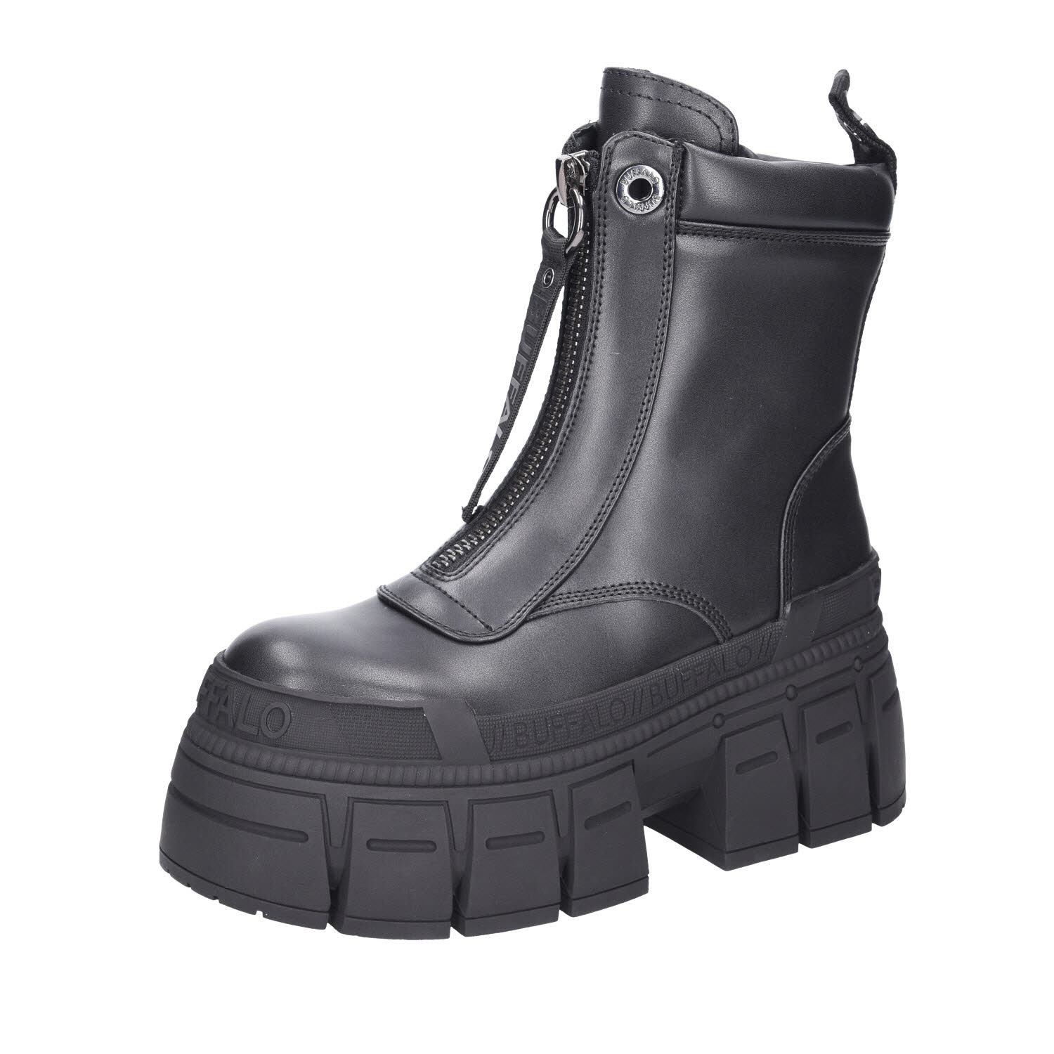 Buffalo Gospher Zip Boot Vegan Nappa Black schwarz