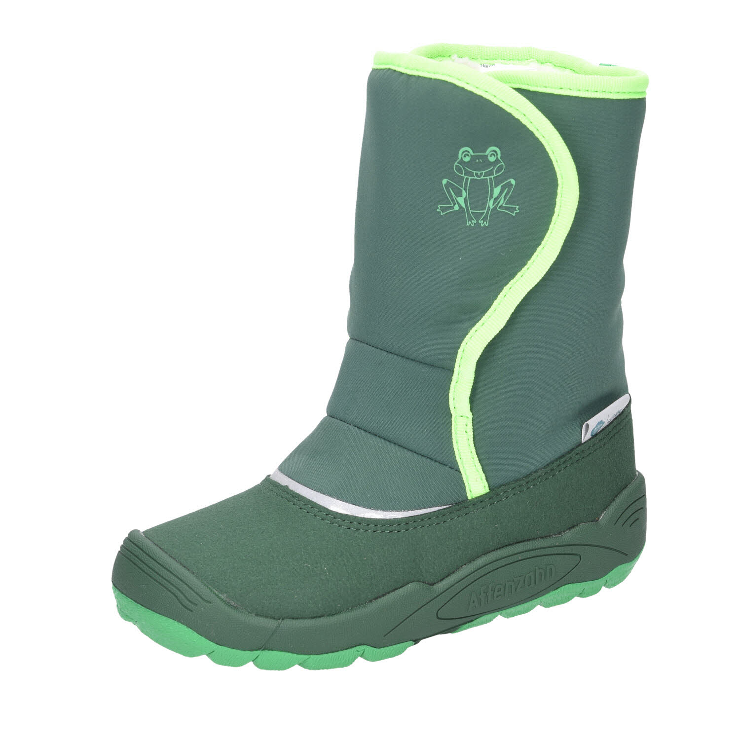 Affenzahn Schneestiefel Vegan Freezy Frosch grün