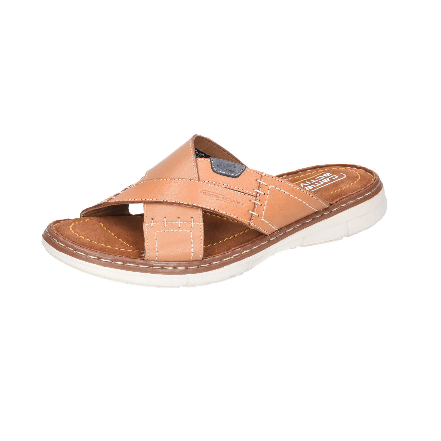 camel active Pantolette Cognac/Blau braun Bild 1