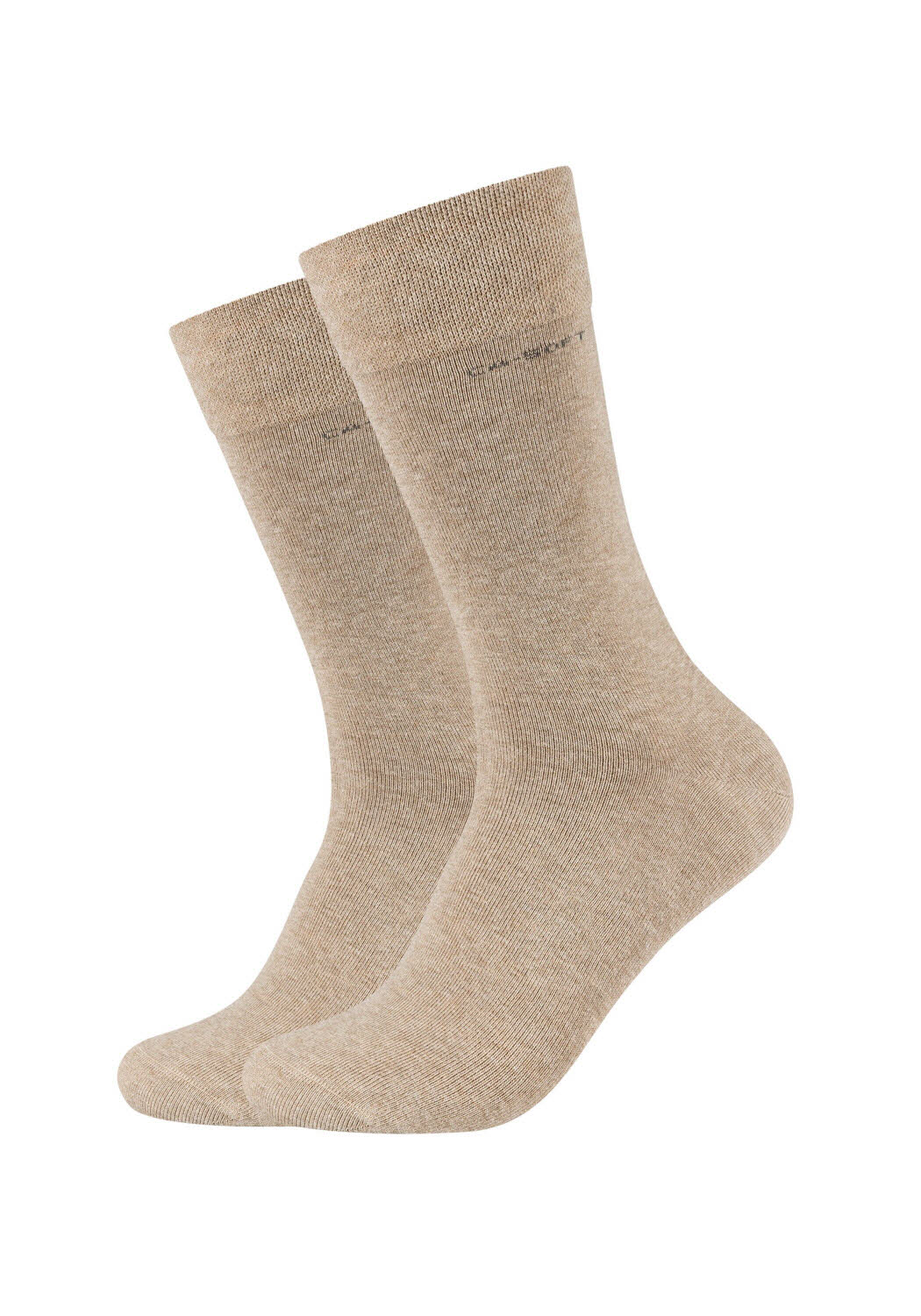 Camano Unisex Soft Basic Sand Melange beige