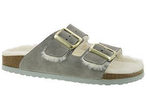 Idana Pantolette Damen lt grey