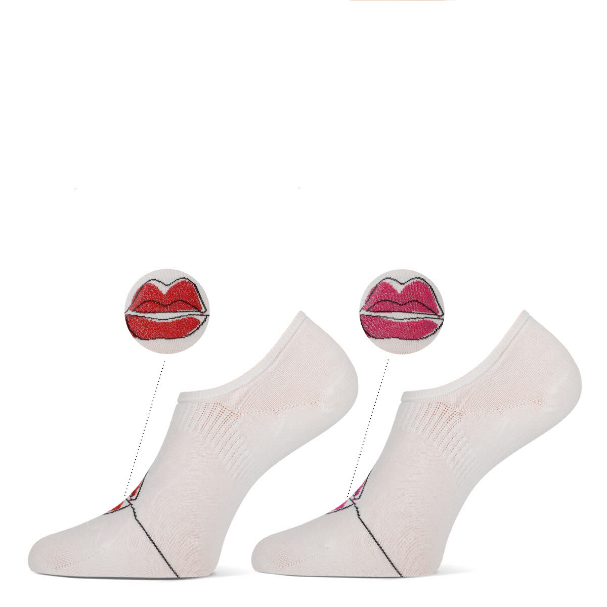 marcmarcs White Red Kiss weiß