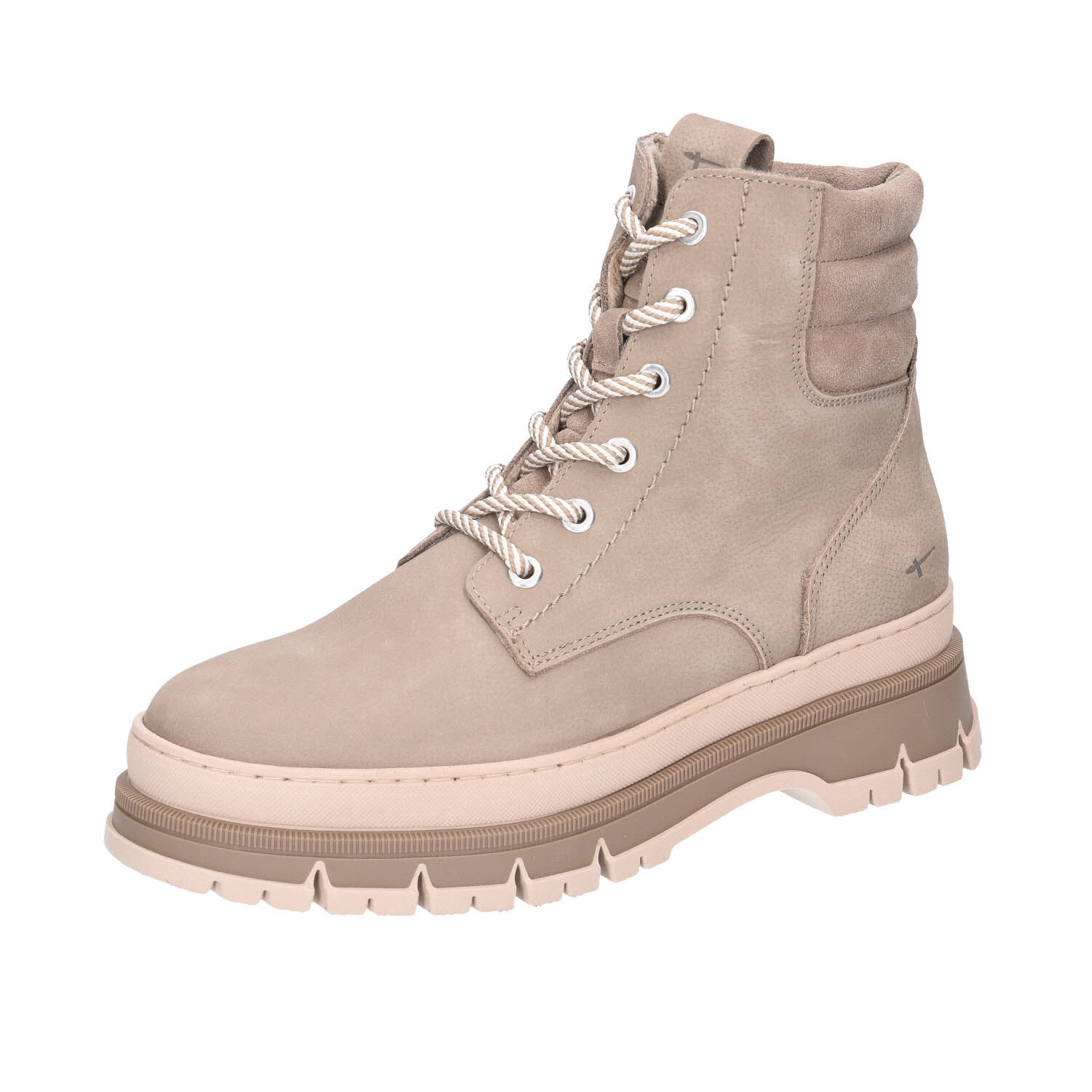 Tamaris Boots Leder Taupe beige