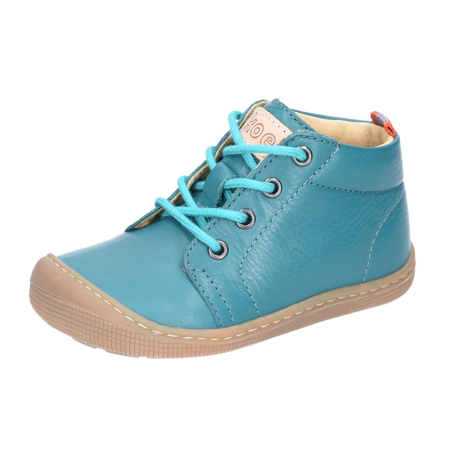 Koel4Kids Deli  Barefoot Nappa Turquoise blau