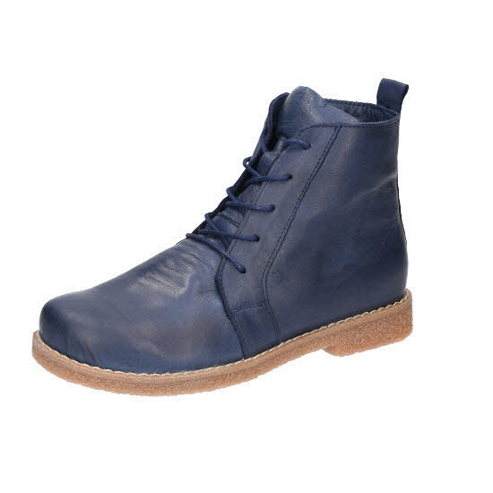 Andrea Conti Boots Dunkelblau Leder blau Bild 1