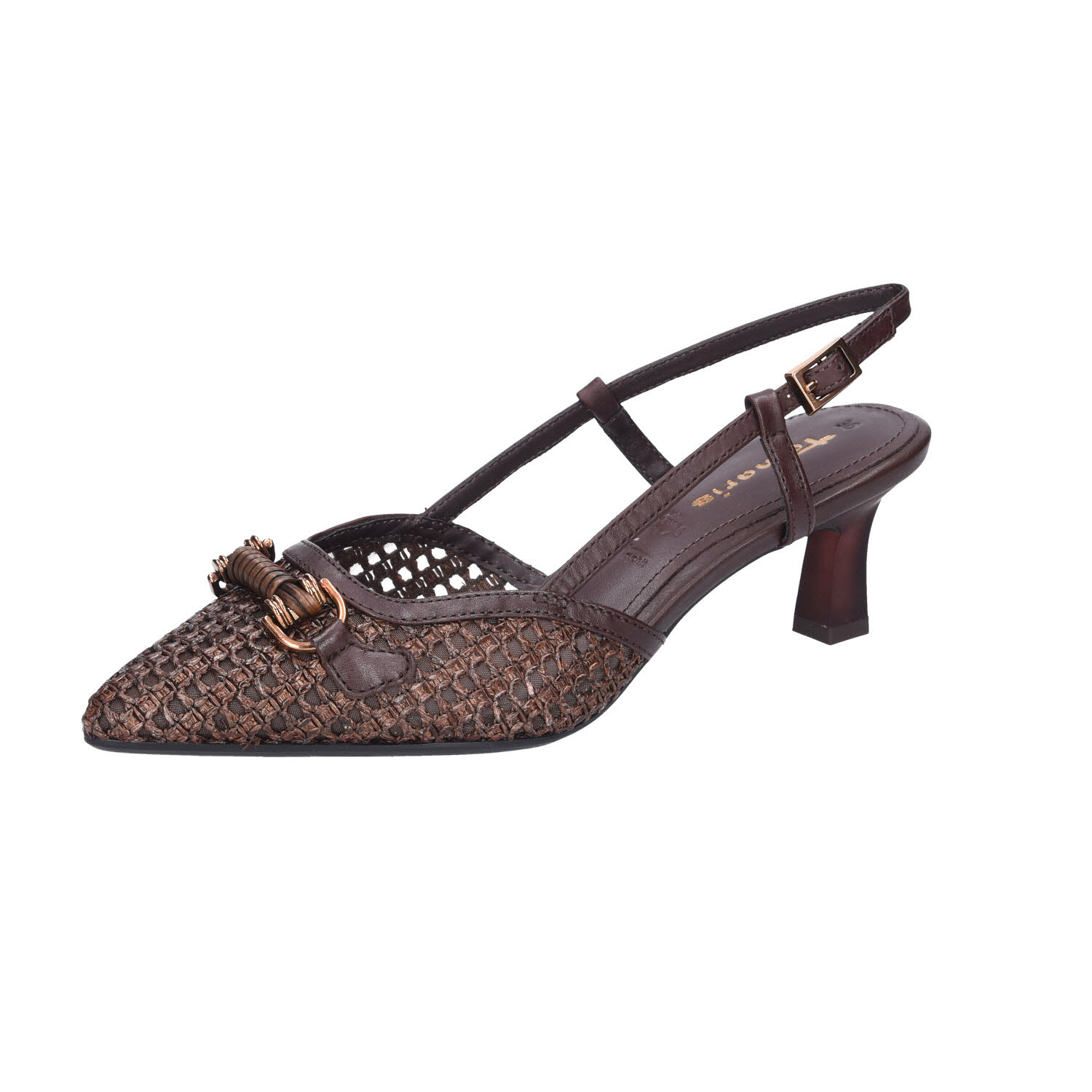 Tamaris Slings Flecht Mocca braun
