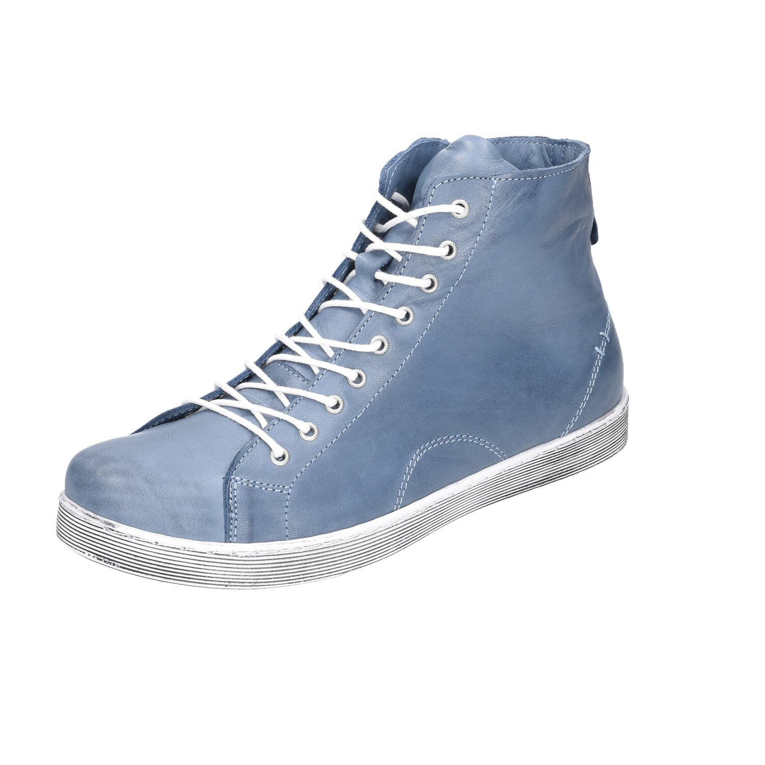 Andrea Conti High Sneaker Infinity Blue blau