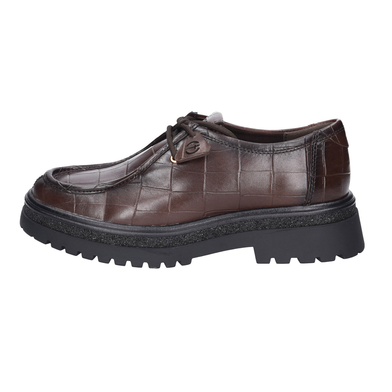 Tamaris Leder Halbschuh braun