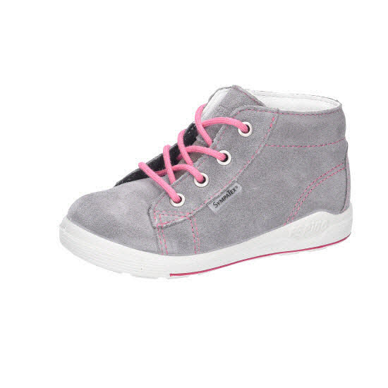 Pepino Zayni Grau Velourleder grau WMS-Schmal