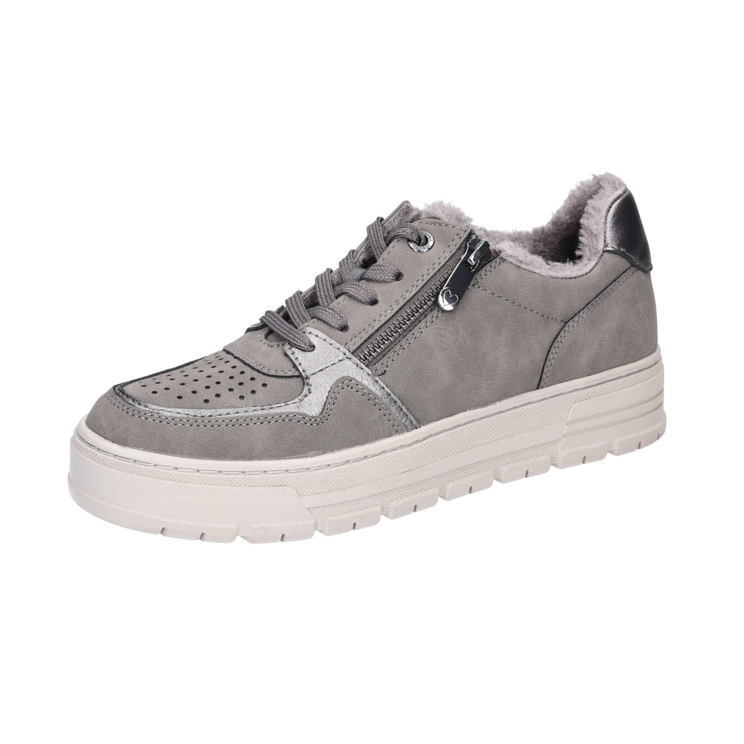 Marco Tozzi Sneaker Lace-up grau