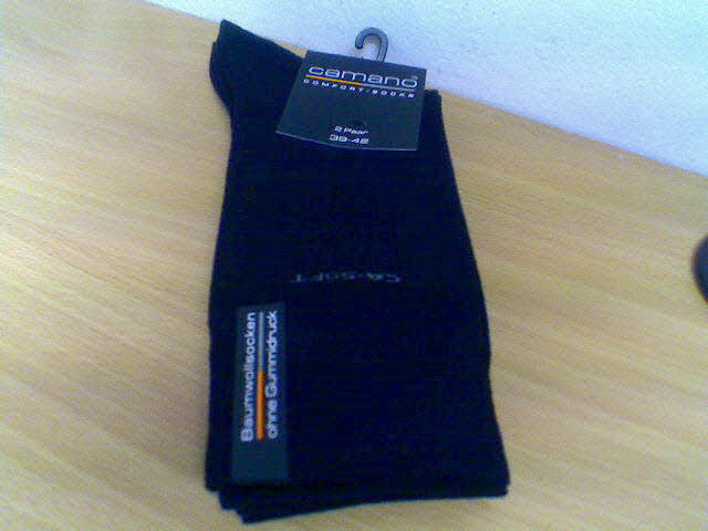 Camano Soft Socks Black