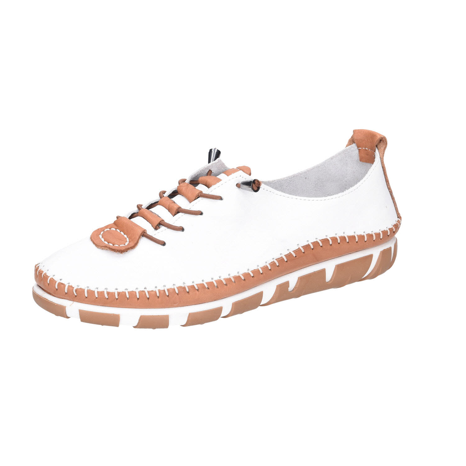 Gemini Nappa Schnürschuh White/Tan weiß