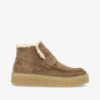 Shoedesign Copenhagen Barbara S Taupe Suede Warm beige